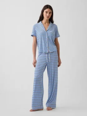 Blusa de pijama de modal ultra suave para la parte de arriba