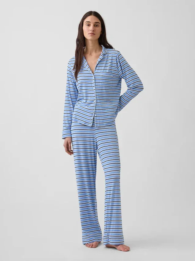 Blusa de pijama de modal ultra suave para la parte de arriba