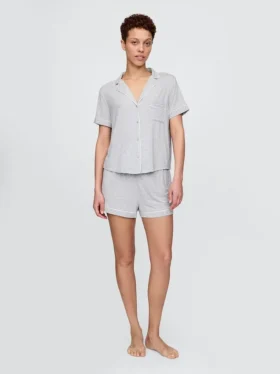 Blusa de pijama de modal ultra suave para la parte de arriba