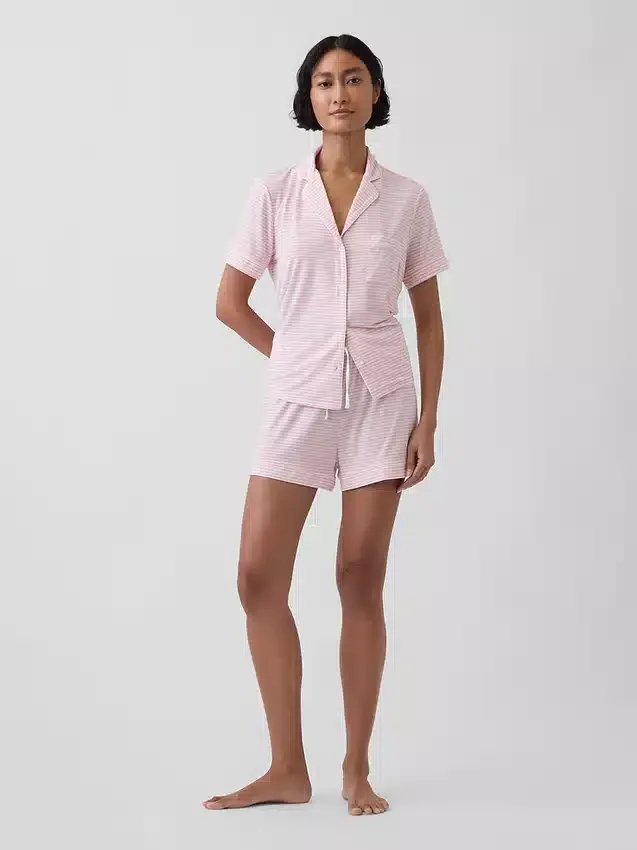 Blusa de pijama de modal ultra suave para la parte de arriba