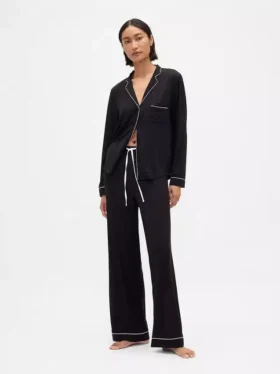 Blusa de pijama de modal ultra suave para la parte de arriba