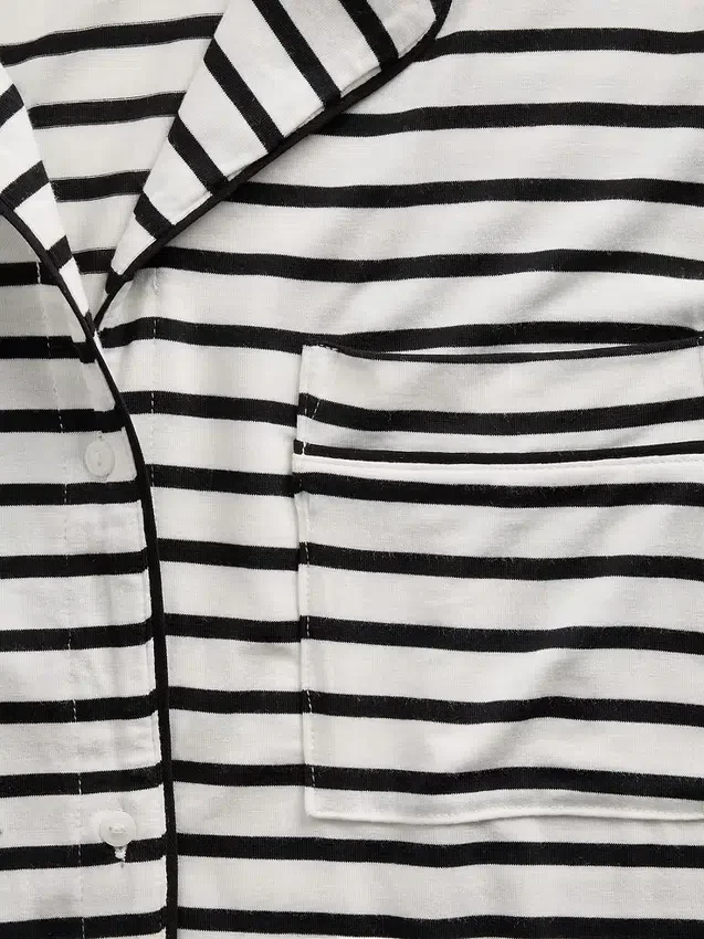 Blusa de pijama de modal ultra suave para la parte de arriba