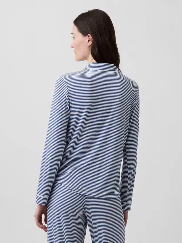 Blusa de pijama de modal ultra suave para la parte de arriba
