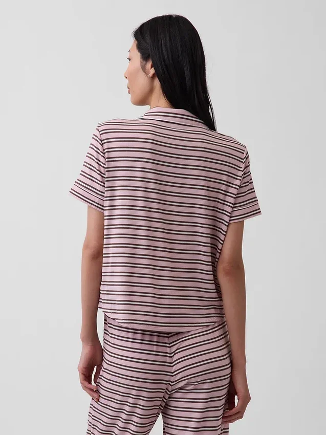 Blusa de pijama de modal ultra suave para la parte de arriba