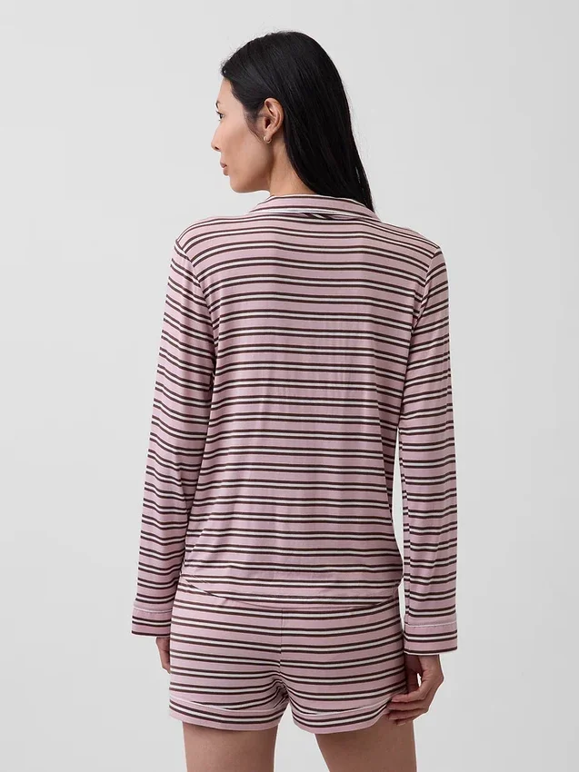 Blusa de pijama de modal ultra suave para la parte de arriba