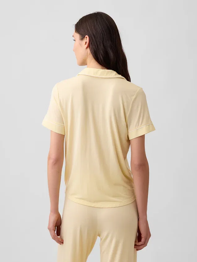 Blusa de pijama de modal ultra suave para la parte de arriba