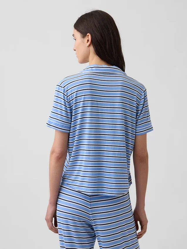Blusa de pijama de modal ultra suave para la parte de arriba