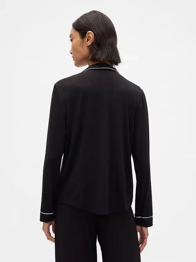 Blusa de pijama de modal ultra suave para la parte de arriba