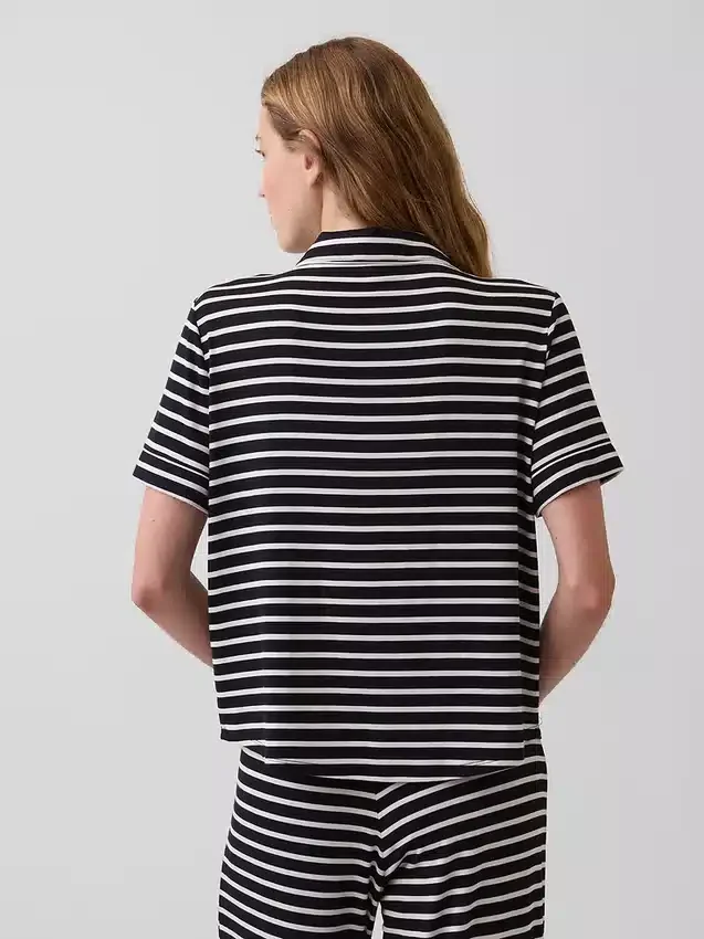 Blusa de pijama de modal ultra suave para la parte de arriba