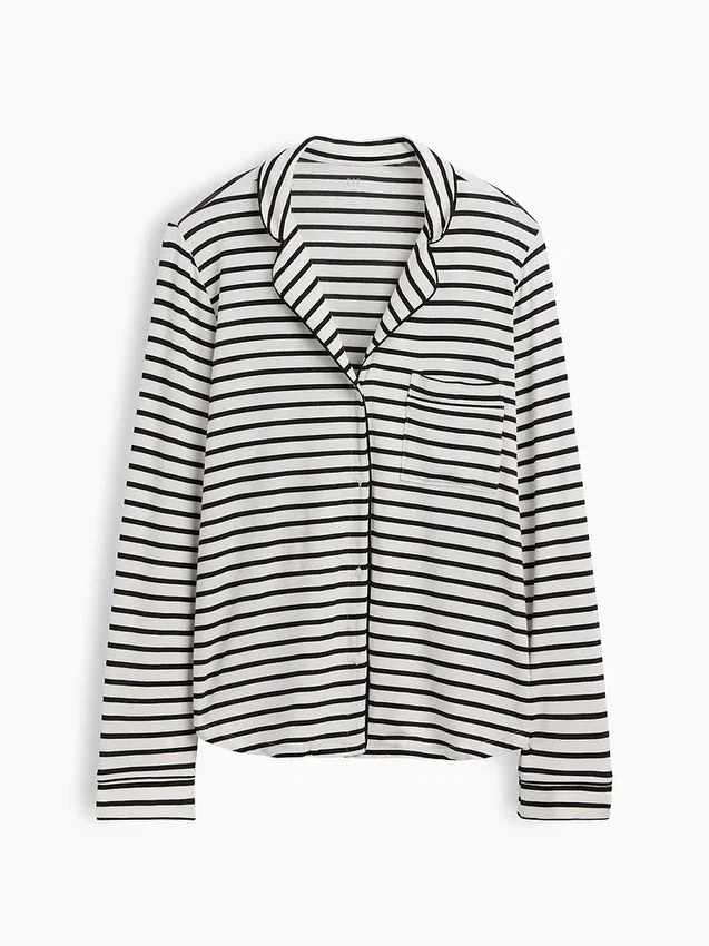 Blusa de pijama de modal ultra suave para la parte de arriba