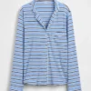 Blusa de pijama de modal ultra suave para la parte de arriba