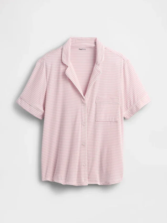 Blusa de pijama de modal ultra suave para la parte de arriba