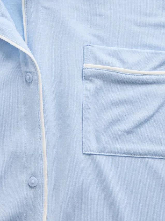 Blusa de pijama de modal ultra suave para la parte de arriba