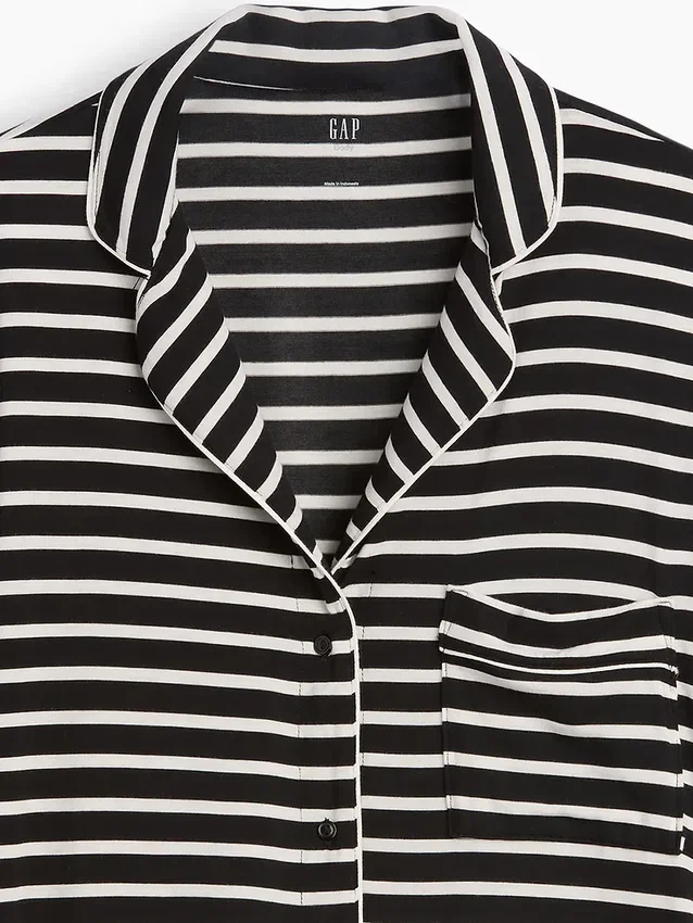 Blusa de pijama de modal ultra suave para la parte de arriba