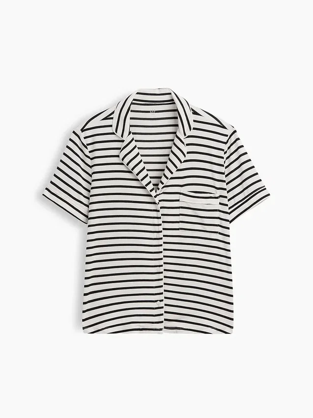 Blusa de pijama de modal ultra suave para la parte de arriba