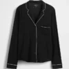 Blusa de pijama de modal ultra suave para la parte de arriba