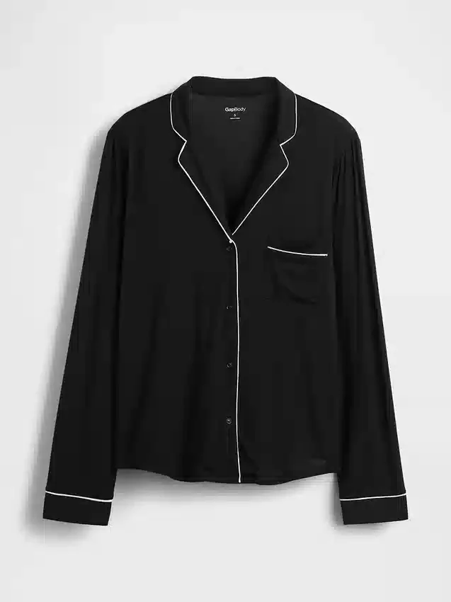 Blusa de pijama de modal ultra suave para la parte de arriba