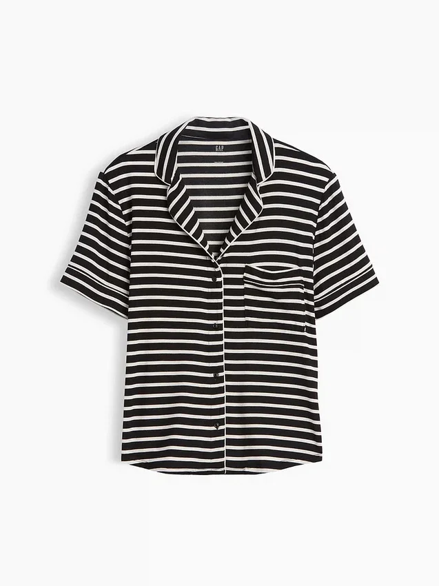 Blusa de pijama de modal ultra suave para la parte de arriba