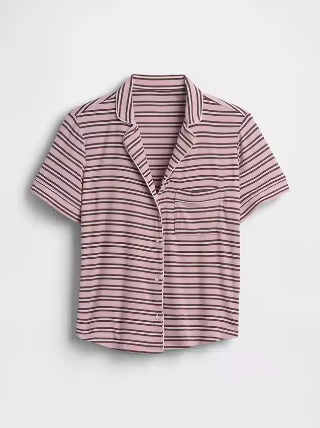 Blusa de pijama de modal ultra suave para la parte de arriba