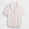 Blusa de pijama de modal ultra suave para la parte de arriba