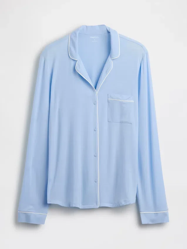 Blusa de pijama de modal ultra suave para la parte de arriba