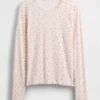 Blusa de pijama de punto calado