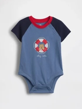 Body con diseño gráfico de algodón orgánico «Baby First Favorites»