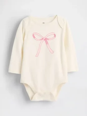 Body con diseño gráfico de algodón orgánico «Baby First Favorites»