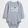 Body con diseño gráfico de algodón orgánico «Baby First Favorites»