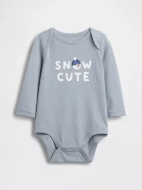 Body con diseño gráfico de algodón orgánico «Baby First Favorites»