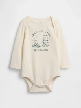 Body con diseño gráfico de algodón orgánico «Baby First Favorites»