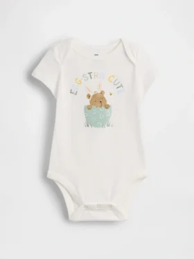 Body con diseño gráfico de algodón orgánico «Baby First Favorites»