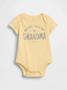 Body con diseño gráfico de algodón orgánico «Baby First Favorites»