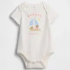 Body con diseño gráfico de algodón orgánico «Baby First Favorites»