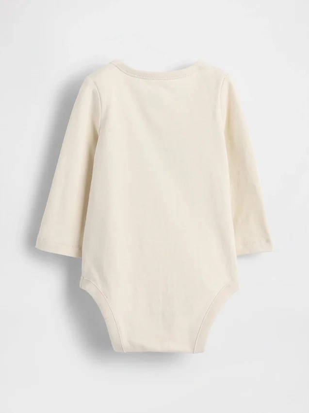 Body con diseño gráfico de algodón orgánico «Baby First Favorites»