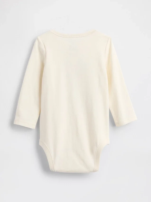 Body con diseño gráfico de algodón orgánico «Baby First Favorites»