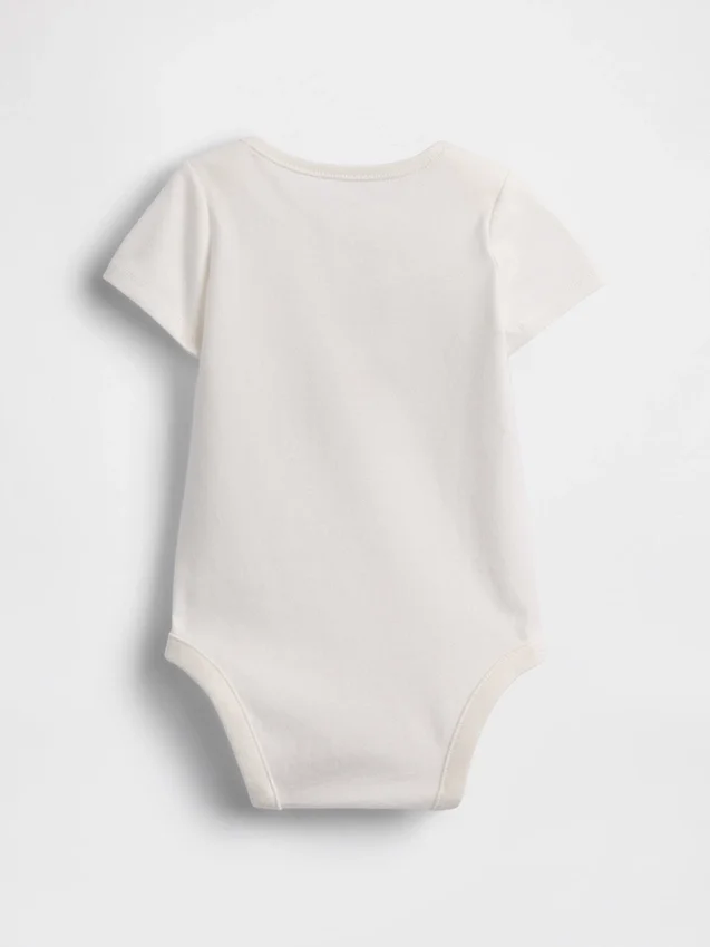Body con diseño gráfico de algodón orgánico «Baby First Favorites»