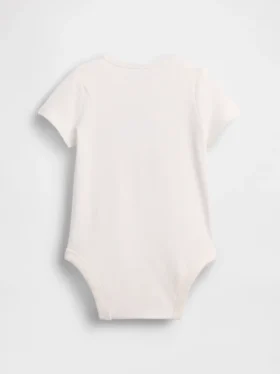 Body con diseño gráfico de algodón orgánico «Baby First Favorites»