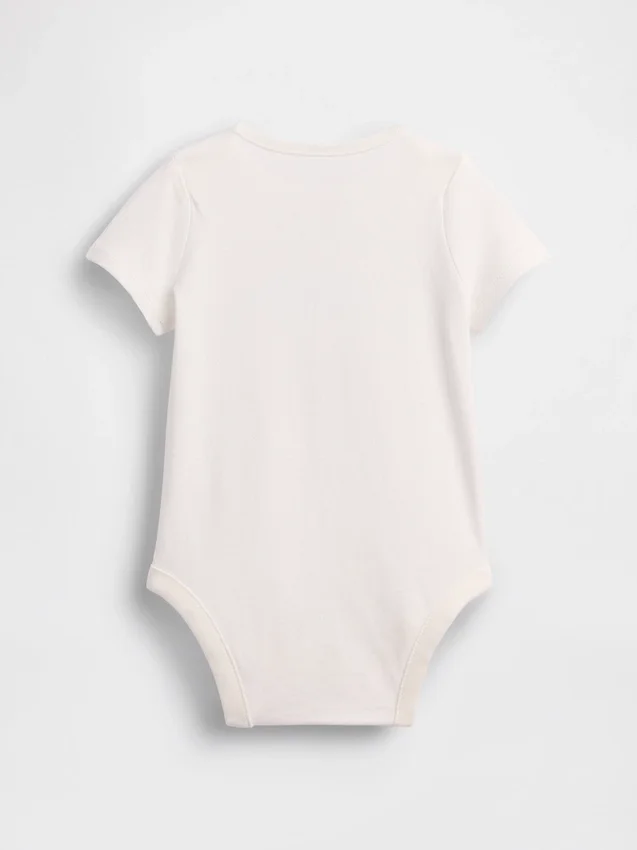 Body con diseño gráfico de algodón orgánico «Baby First Favorites»