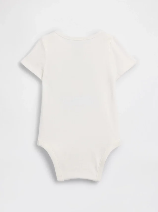 Body con diseño gráfico de algodón orgánico «Baby First Favorites»