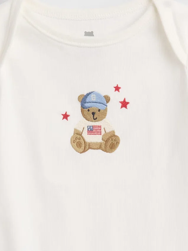 Body con diseño gráfico de algodón orgánico «Baby First Favorites»