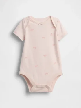Body con moño de algodón orgánico «Baby First Favorites»