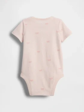 Body con moño de algodón orgánico «Baby First Favorites»