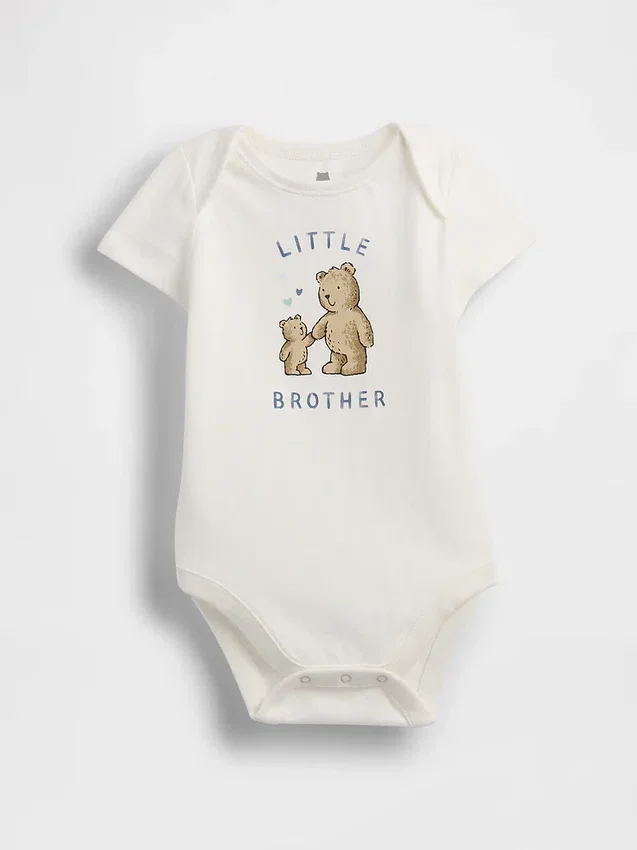 Body de algodón orgánico «Baby First Favorites»