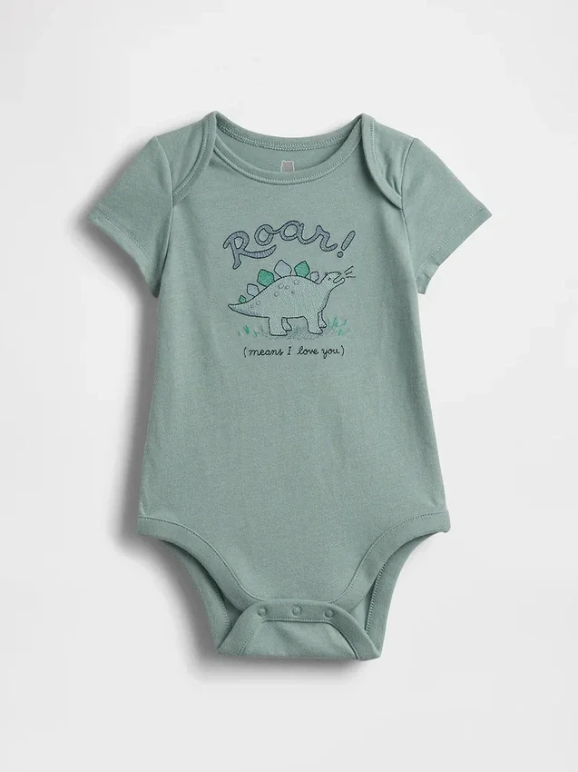 Body de algodón orgánico «Baby First Favorites»