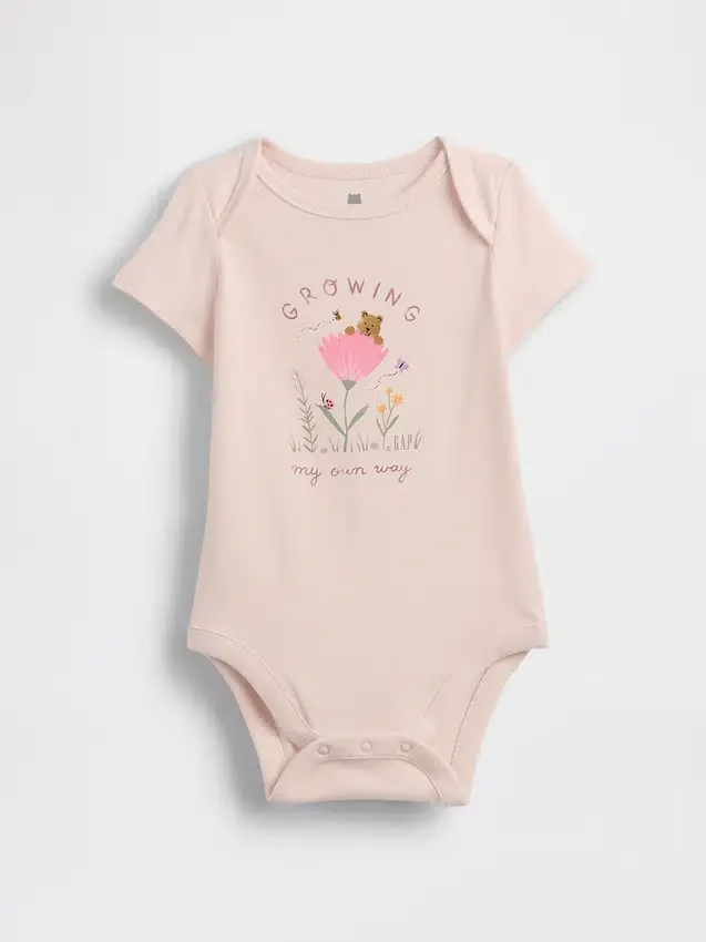 Body de algodón orgánico «Baby First Favorites»