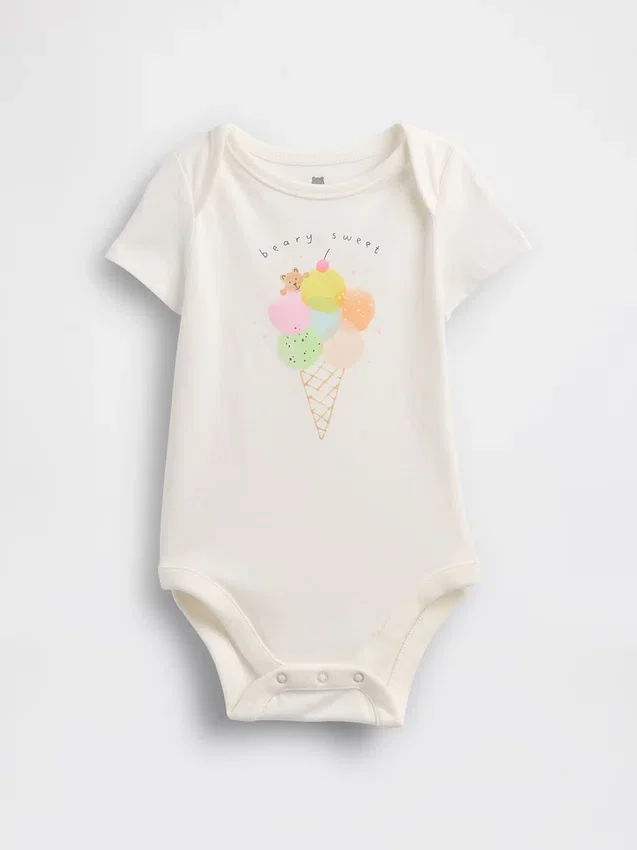 Body de algodón orgánico «Baby First Favorites»