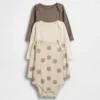 Body de algodón orgánico «Baby First Favorites» (paquete de 3)