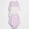 Body de algodón orgánico «Baby First Favorites» (paquete de 3)