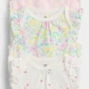 Body de algodón orgánico «Baby First Favorites» (paquete de 3)